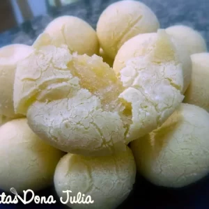 Falso pão de queijo sem leite sem soja sem ovos e sem glúten