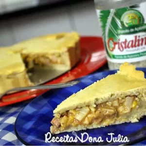 Torta de palmito com biomassa de banana verde