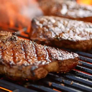 Bife Grelhado com Abóbora Assada e Salada de Rúcula